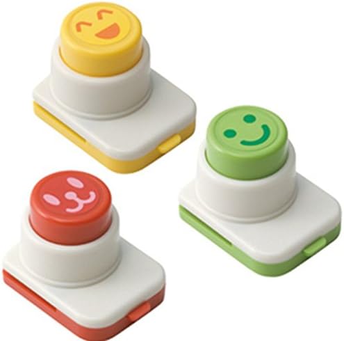 Branew 3Pcs Seaweed Smiling Face Shape Device Lunch Sushi Tool DIY Seaweed Clip Embossing Device