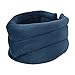 Beyoung Neck Support, Cervical Brace - Adjustable Cervical Collar with Soft Durable Foam for Neck Rest, Relieve Cervical Pain, Airplane Travel Nap, Posture Correction with Velour Cover (L)
