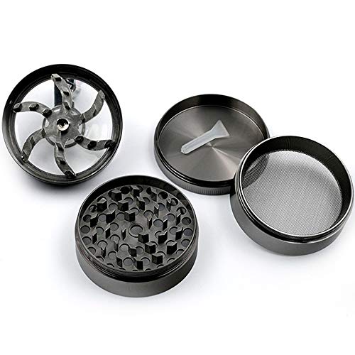 DENNOV Spice Herb Grinder, 4 Piece 2.2\
