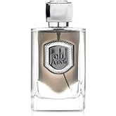 Lattafa Liam Grey Eau de Parfum Spray for Unisex, 3.4 Ounce