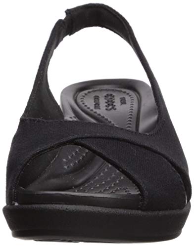 women's crocs leighann slingback wedge