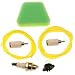 Hipa Primer Bulb Pump with Air Filter Fuel Filter Fuel Line Hose Tube Spark Plug for Poulan Craftman Chainsaw