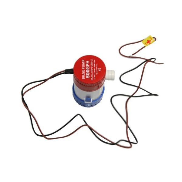 Superbuy-500-GPH-12V-20A-Electric-Submersible-Bilge-Pump-Marine-Boat-34-Outlet