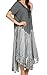 Sakkas 20SE Viveka Embroidered Caftan Dress - Grey - One Size