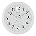 La Crosse Illuminated 403-310 10 Inch White wall clock