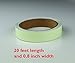 Glow in The Dark Green Luminous Tape Sticker 20 feet Length x 0.8 inch Width: Removable, Waterproof, Photoluminescent