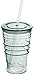 Home Essentials & Beyond 8384 20 oz. Thirst Rings Recycled Green Tumbler with Cover and Straw