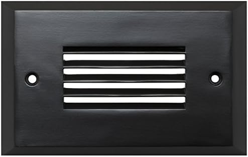 Westgate Lighting LED Step Light Face Plate-Integrated LED Weatherproof Mounting-Landscape Lighting Face Plate with Frosted Sealed Glass-5 Year Unlimited Warranty (1, Oil-Rubber Bronze)