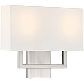 Mid Town 2 Light LED Wall Sconce - Brushed Steel