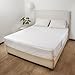 Peru Pima Bed Sheet Set – Queen Size, 4 Pieces, 100% Peruvian Pima Cotton, Percale, 415 Thread Count, Cooling, Breathable & Soft, Hotel-Quality Bedding, White