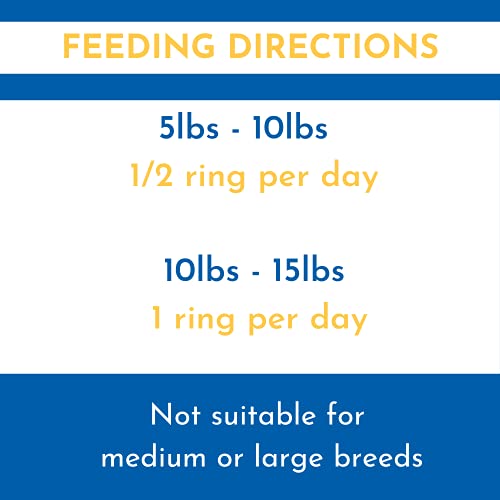 N-BONE TEENY PUPPY TEETHING RINGS CHICKEN FLAVOR 7 COUNT / 4.6OZ