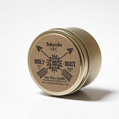 BABYCAKE - 6oz Soy Wax Candle Gold Travel Tin - NYC Collection