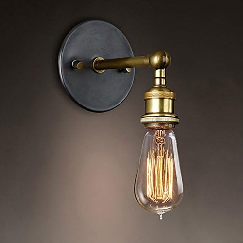 Cozyle Vintage Industrial Copper Metal Wall Lamp Without Lampshade Copper