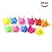 Jtshy 100 Pack of Assorted Color Butterfly Hair Clips, Bulk Small Butterfly Hair Clips