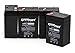 ExpertPower 6 Volt 4.5 Amp Rechargeable Battery (4 Pack)