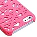 Leegoal(TM) Hot Pink Bird Nest Rear Hard Case Cover for iPhone 5 5S
