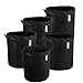 MELONFARM 5-Pack 2 Gallon Grow Bags Heavy Duty Thickened Non-Woven Plant Fabric Pots with Handles