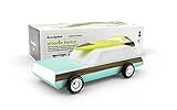 Candylab Toys Wooden Cars, Woodie Wagon Redux with Surfboard, Modern Vintage Style Station Wagon, Kids Surf Toy, Solid Beech Wood