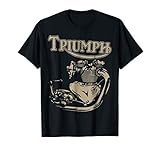 New Triumph Engine Motorcycle Cycling TShirt