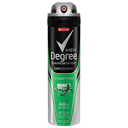 Degree Men MotionSense Antiperspirant Deodorant Dry Spray, Overtime 3.8 oz