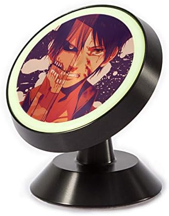 Attack On Titan Transport Cellpone Mount Luminous Holder Magnetic Universal Cradle Stand Car Dashboard Mount Strong Magnets Cell Phone Kit for Woman Men
