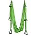 YaeTek Aerial Yoga Swing - Ultra Strong Antigravity Yoga Hammock/Sling/Inversion Tool for Air Yoga Inversion Exercises (Green)