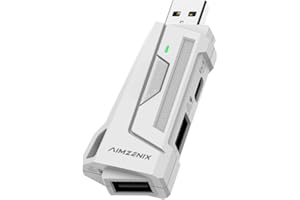 AIMZENIX AX200 Keyboard Mouse Adapter, High Performance Converter | Compatible with Popular FPS Games | PC & NS Platforms