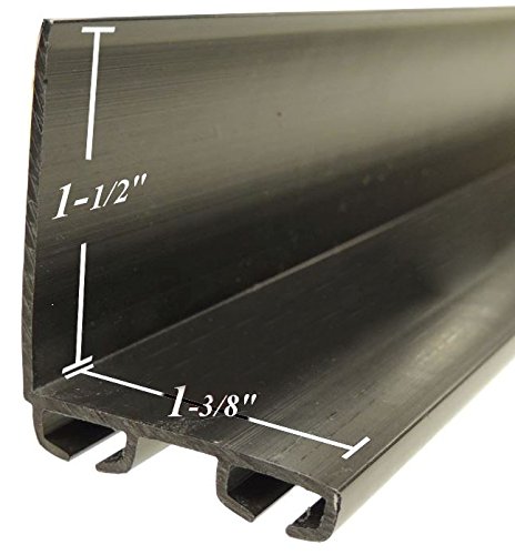 Garage Door Bottom Weather Seal Replacement Kit Fits up to 18' Garage