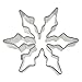 Ergonflow 5Pcs Snowflake Ice Crystal Cookie Cutter