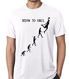 Raw T-Shirt's Born To Ball - The Evolution of Basketball Premium Men's T-Shirt