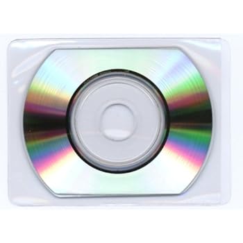 Amazon.com: Business Card 24X CD-R 50MB Shiny Silver /w Vinyl Sleeves ...