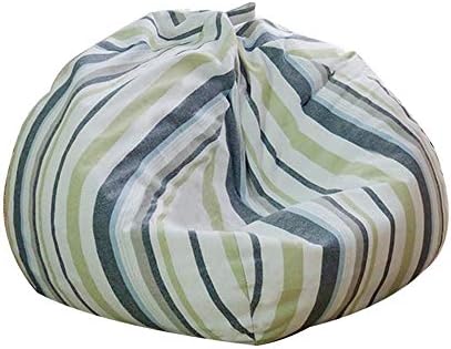 Xsdaa Folding Lazy Sofa Modern Simplicity Portable Non Slip Living Room Bedroom Balcony Bean Bag Chair Blue Stripes Size 70x70x30cm Buy Online At Best Price In Uae Amazon Ae