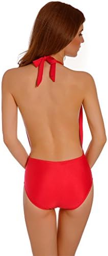 Brazilian High Waist Bikini Sexy Triangle Push Up One Piece Swimsuits In Women