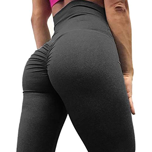 SEASUM Women Scrunch Butt Yoga Pants Leggings High Waist Waistband