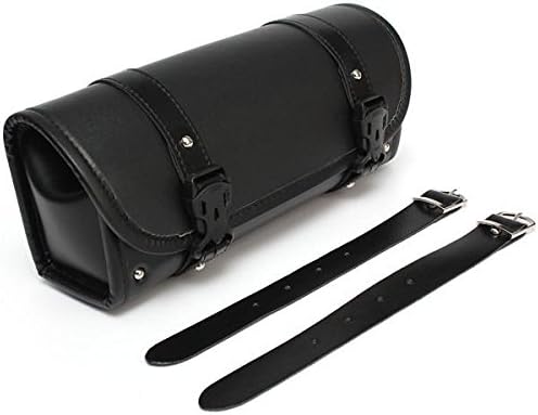 TOOLOOK Motorcycle Saddle Bag Storage Tool Pouch Roll Barrel Bag For Harley Davidson