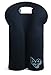 BYO by BUILT NY Two-Bottle Neoprene Wine/Water Tote, Black