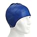 Kinsports Silicone Organic Anti-Allergy Elasticity Durable Swimming Cap, Does Not Pull Hair, Suitable for Short Hair Lady, Men and Children, Navy Blue