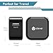 iClever BoostCube 2-Pack 12W USB Wall Charger Universal Portable Travel Charger with Foldable Plug for iPhone X/8/7/7 Plus/6S/6 Plus, iPad Pro Air/Mini and other Cell Phone, Tablet, Black