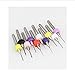 SHINA 10x 0.3mm to 1.2mm Carbide PCB Dremel Jewelry CNC Engraving Drill Bits Set, 10Pcs PCB Print Circuit Board Carbide Micro Drill Bits 0.3mm to 1.2 mm