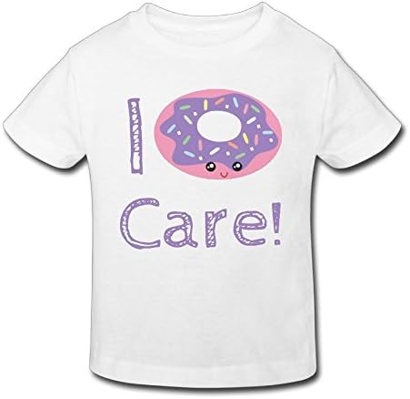 Yuying I Dount Care Girls&Boys T-shirts For 2-6 Years Old 4 Toddler White