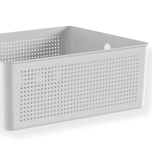 Ou Cesto Organizador Multiuso Branco Linha Flow