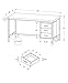 Monarch Specialties Writing Drawers-Contemporary Style-Home & Office Computer Desk with Metal Frame, 60