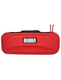 Bubba 110V Cuchillo de filete eléctrico con mango antideslizante, 4 Ti Nitride S.S. Cuchillas de reproche con revestimiento antiadherente, cordón de 8.0 in y estuche de almacenamiento para pesca.