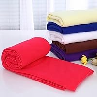 Qiao Niuniu Micro Fiber Sanded Solid Color Adult Men and Women Thickened Strong Absorbent Bath Towel