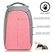 XDDesign Bobby Compact Anti-Theft Laptop USB Backpack Pink (Unisex Bag)