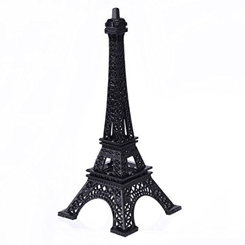 Eiffel Tower Statue Decor, 7 Inch Alloy Metal Collectible Figurine
