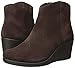 Crocs Women's Leigh Suede Wedge Boot, Espresso, 6 UK