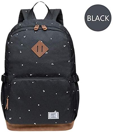 HFY Laptop Backpack, Lady backpack 14 Inch School Rucksack, Casual Daypack for Travel Business College Men Women (Black-1)