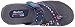 Skechers Women's Reggae-Zig Swag Flip-Flop, Navy, 10