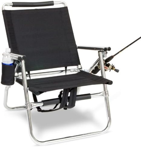 Ultra light Backpack Fishing Chair, Black
